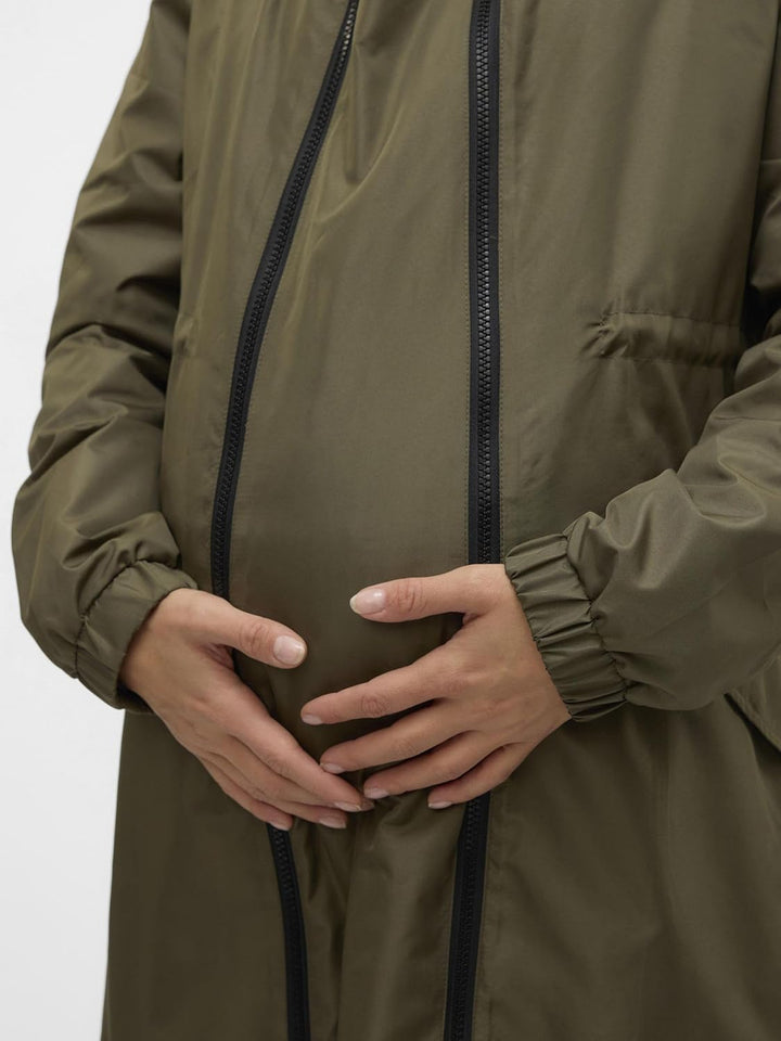 MAMALICIOUS Female Jacke Stehkragen Elastische Bündchen Mantel Kalamata XS, Kalamata XS