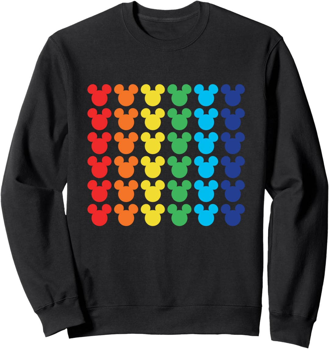 Disney Mickey Mouse Rainbow Icons Sweatshirt