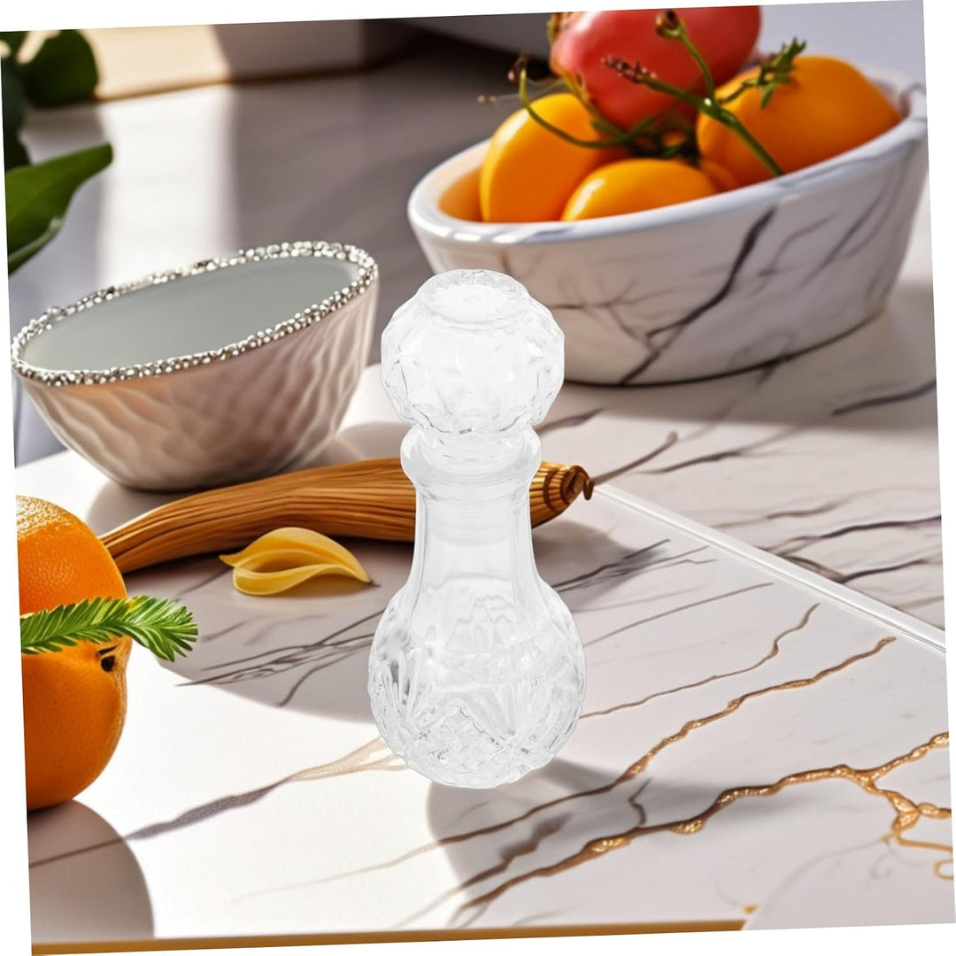 Luxshiny 6 Stück Klarglas Weindekanter 50 Ml Handgefertigt mit Aromabelüfter Transparente Whisky und
