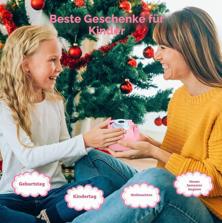 ASTGMI Kinderkamera 2,0 Zoll Kinder Digitalkamera, Minikamera Kinder wiederaufladbar Camcorder Gesch