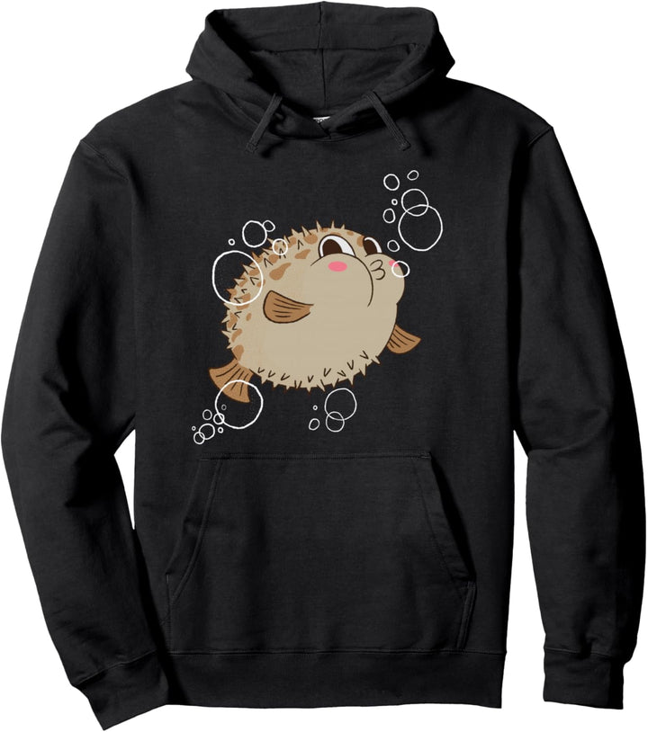 Kugelfisch Lustig und Süss T-Shirt für für Fisch Freunde Pullover Hoodie