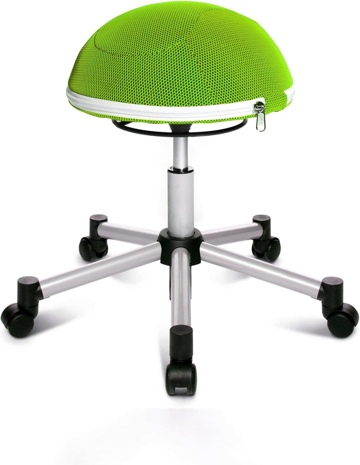 Topstar SH17BB5 Sitness Half Ball, Fitness-Hocker, Arbeitshocker, Rollhocker, Dreidimensional bewegl