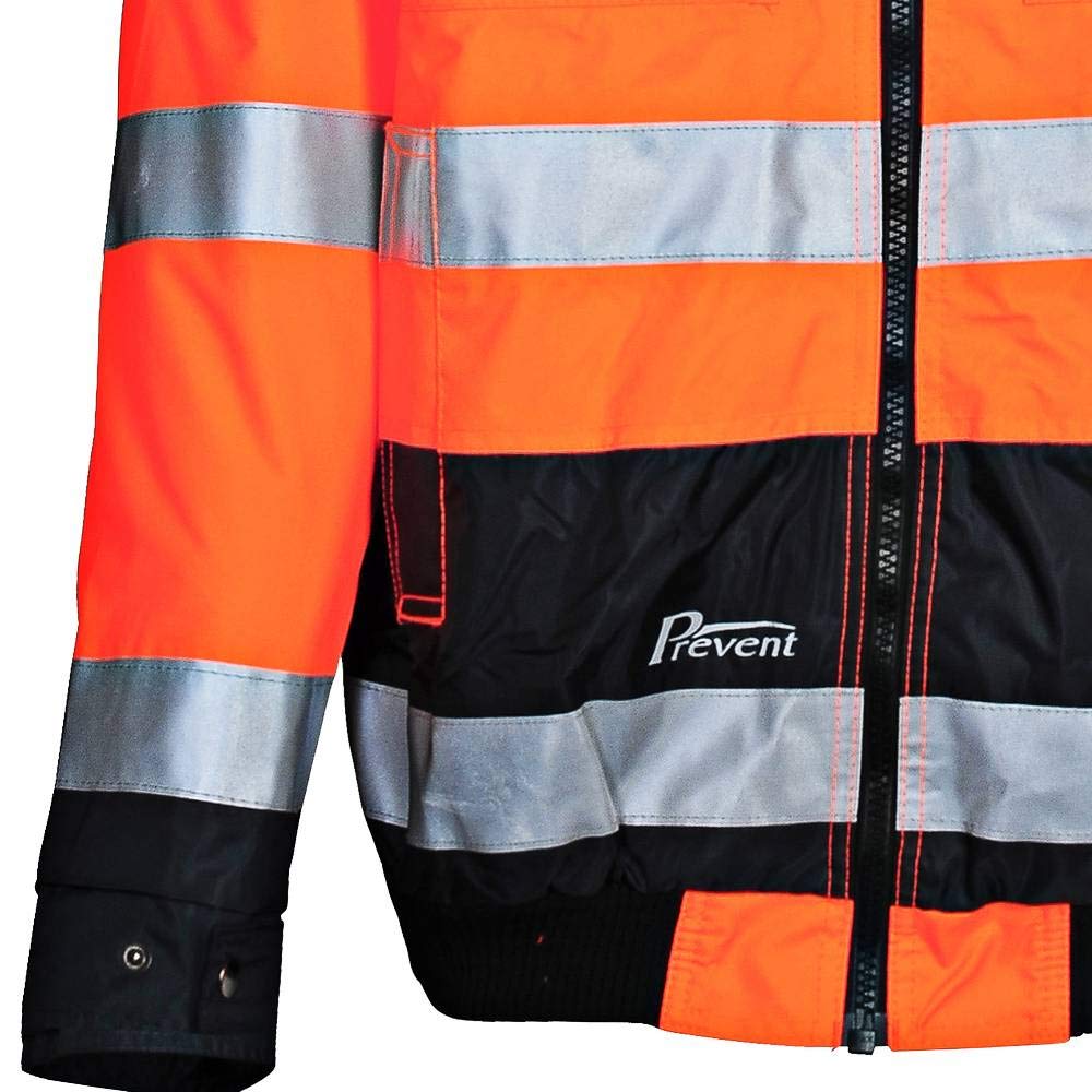 Prevent Warnschutz-Pilotenjacke 174ZO, leuchtorange, Gr. M M-6XL, M-6XL