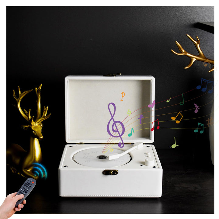Tragbarer CD-Player mit Bluetooth, 3600 MAh Wiederaufladbarer Klassischer Musik-Player mit Zwei Laut