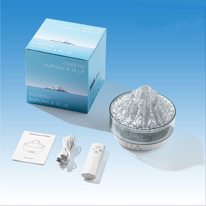 ThreeH Lavalampe Luftbefeuchter White 7 Farblichteinstellungen Kinderzimmergeeignet, Weiss, Weiss
