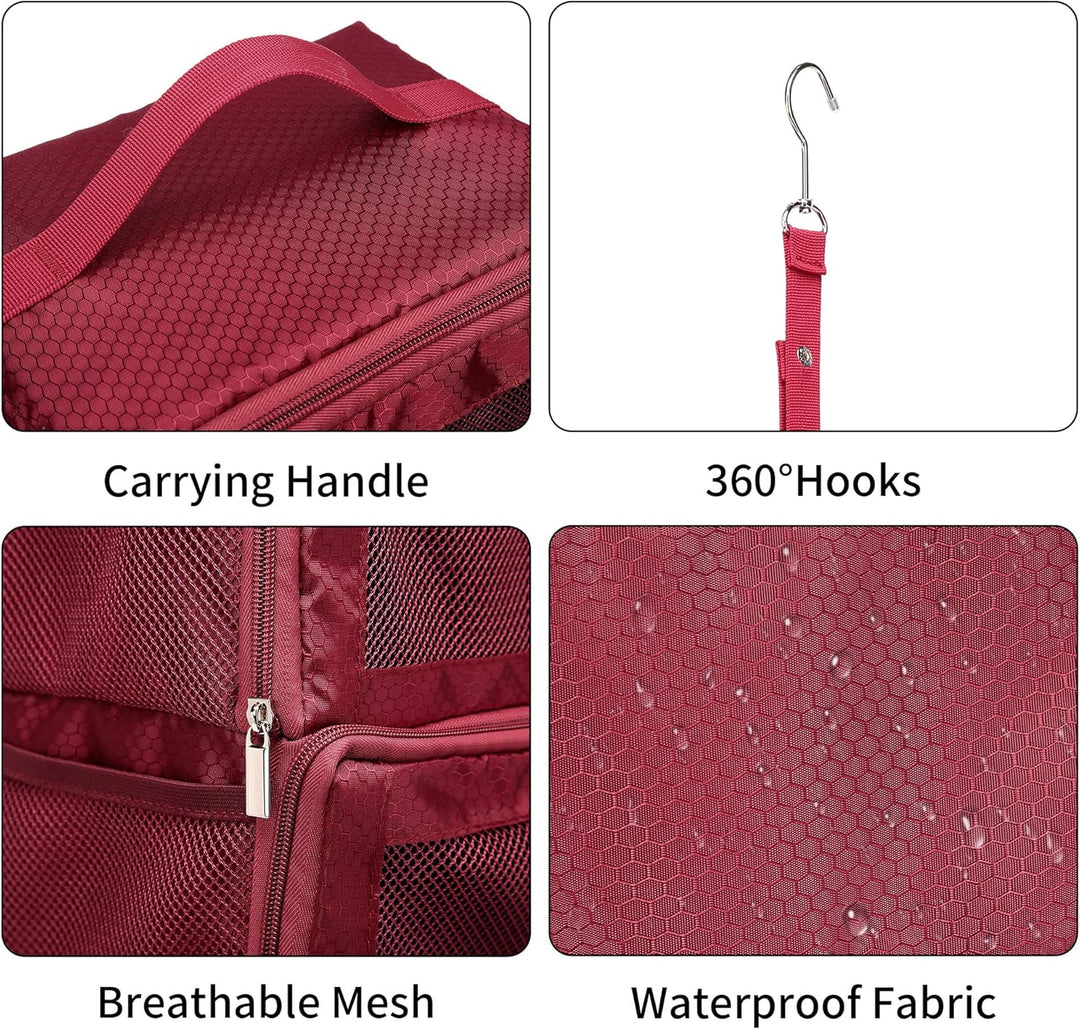 Koffer-Organizer, Reisetaschen-Organizer für Gepäck, Kompressions-hängende Packwürfel für Reisen, Ha