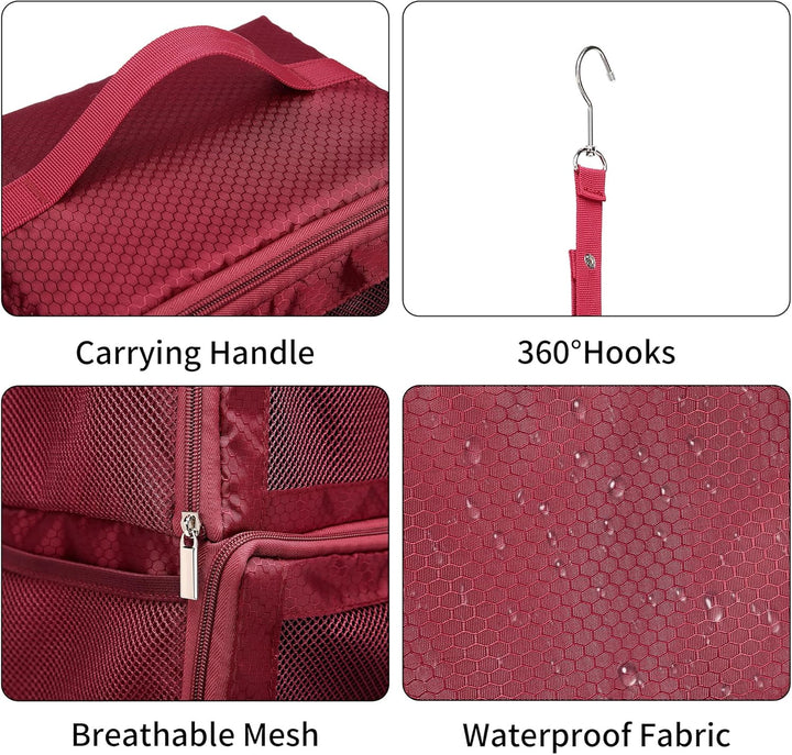 Koffer-Organizer, Reisetaschen-Organizer für Gepäck, Kompressions-hängende Packwürfel für Reisen, Ha