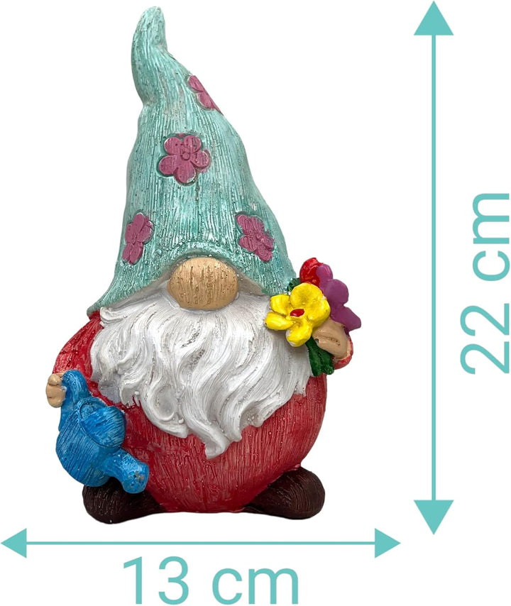 MIJOMA Gartenzwerg Gartengnom GNOME Dwarf Garten Dekoration Gartendeko Wichtel Zwerg für den Garten