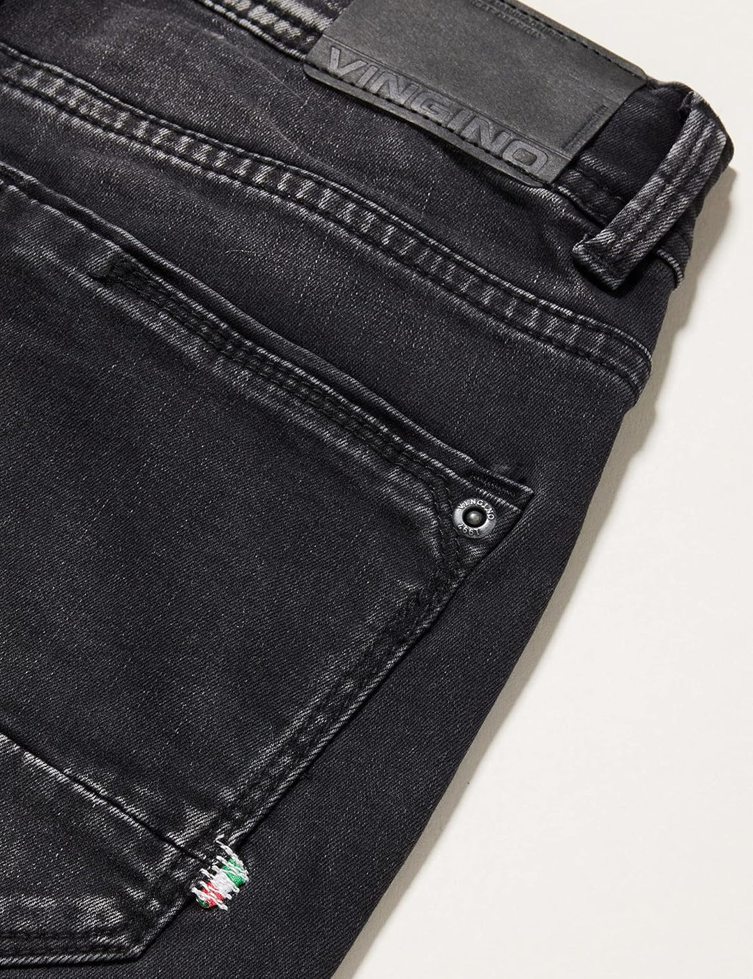 Vingino Jungen Apache Jeans 3 Jahre Slim Black Vintage, 3 Jahre Slim Black Vintage