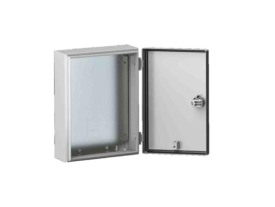 Rittal KX Stahl Wandgehäuse RAL 7035, grau IP66, HxBxT 300 mm x 300 mm x 120mm