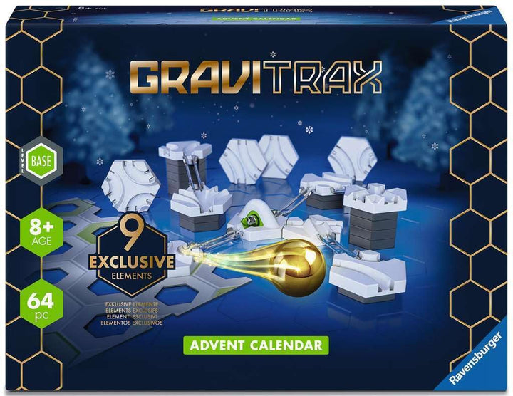 Ravensburger 24729 Adventskalender-Ideal für GraviTrax Anfänger und Fans, Konstruktionsspielzeug für