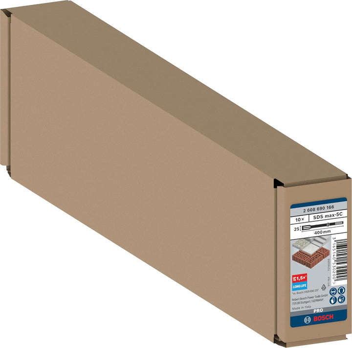 Bosch Professional Flachmeissel RTec Sharp SDS-max (10 Stück)