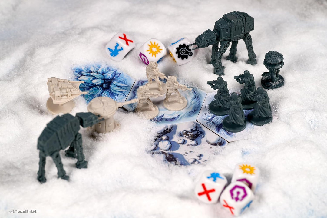 Days of Wonder, Star Wars Battle of Hoth – Strategisches Brettspiel für 2-4 Spieler ab 8 Jahren – mi
