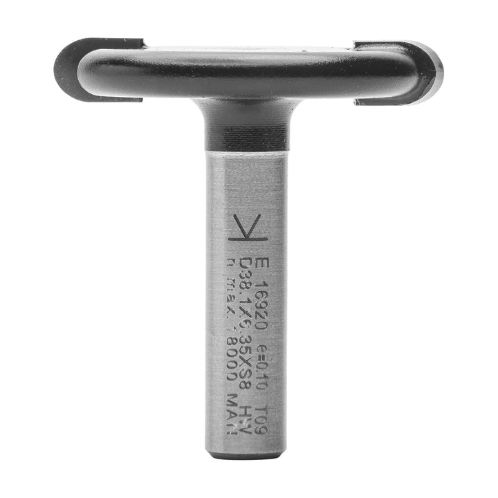 ENT 16920 Rundfräser Konkav HW, Schaft (S) 8 mm, Durchmesser (D) 38,1 mm, NL 6,35 mm, R 3,18 mm, SL