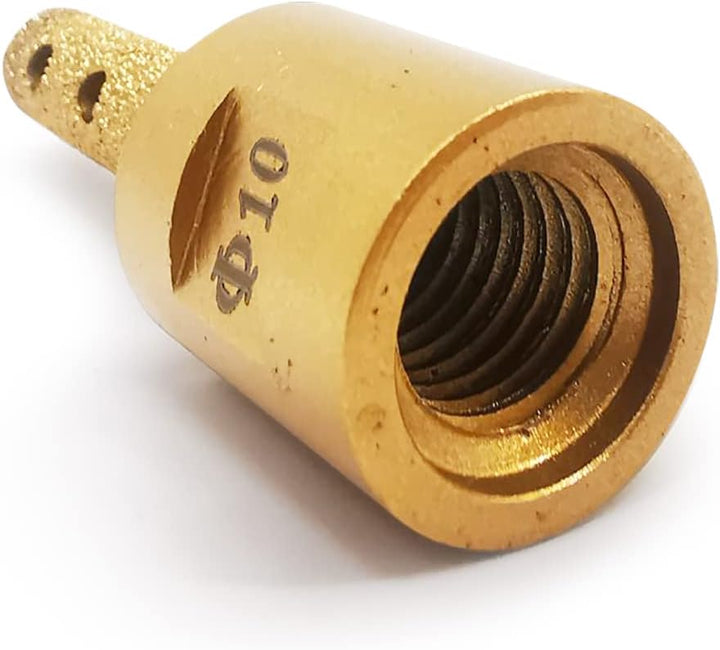 Premium Profi Diamant Fliesenfräser - Vollbohrer, Fliesenbohrer, Trockenbohrer, Fingerfräser Ø 10 mm
