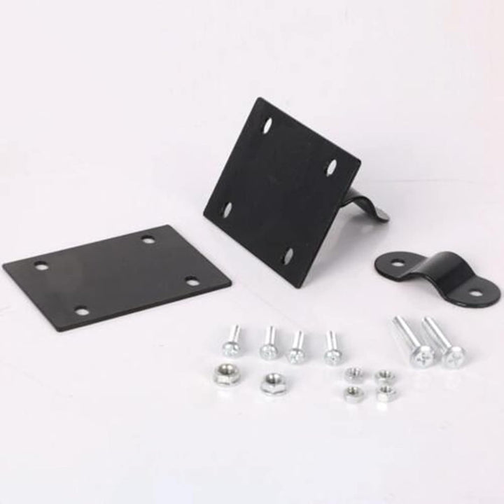 Fahrradkorb Feste Halterung, Frontkorbzubehör, schwarzes Metall, Gepäckträgerhalterung, 5 kg Tragkra