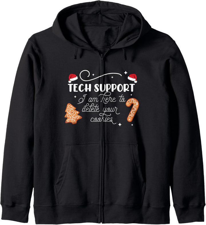 I AM HERE TO DELETE YOUR COOKIES Computerprogrammierer Meme Kapuzenjacke