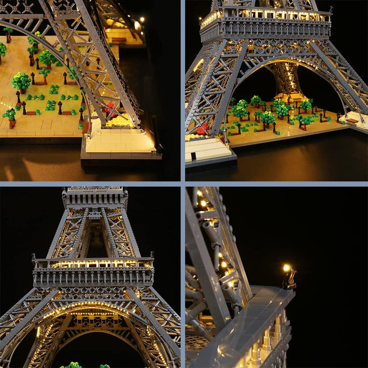 Fernbedienung Dekorationsbeleuchtungsset für Lego 10307 The Eiffel Tower Building Set, Licht-Kit für