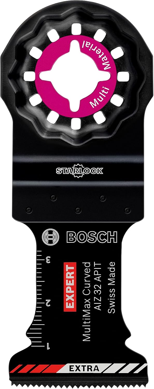 Bosch Professional 5x Sägeblatt Expert MultiMax AIZ 32 APIT (für Edelstahlbleche, Breite 32 mm, Zube