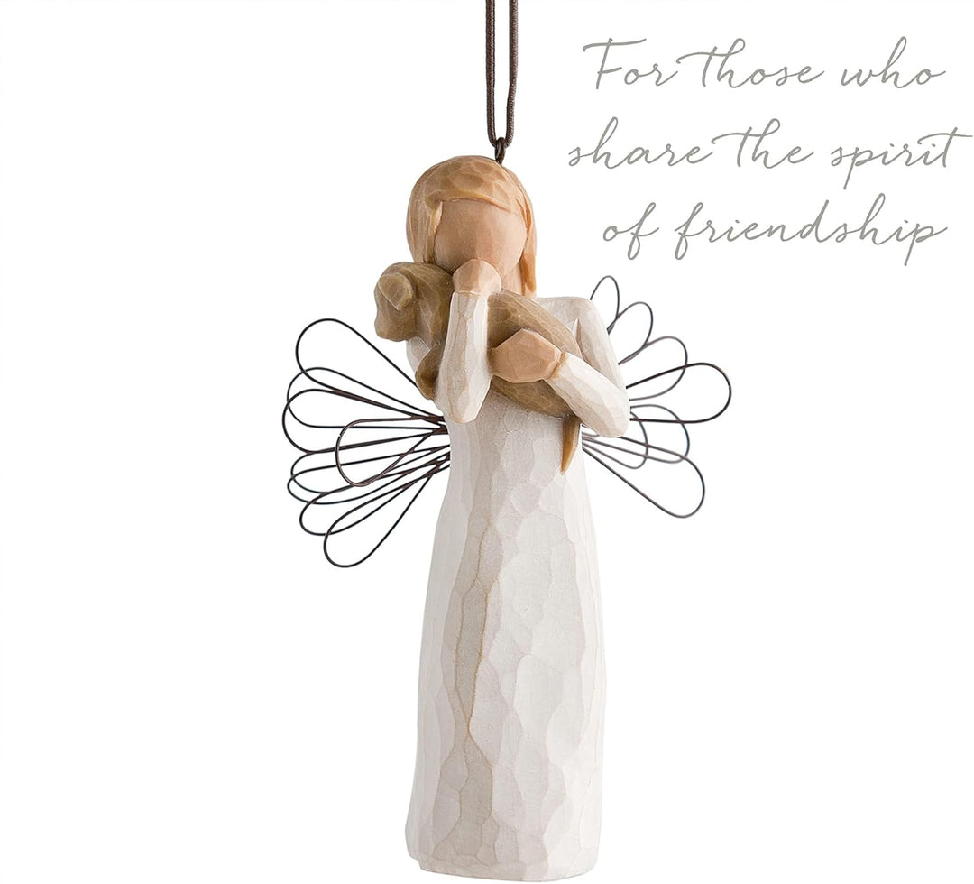 Willow Tree Engel der Freundschaft Ornament, handbemalte Figur