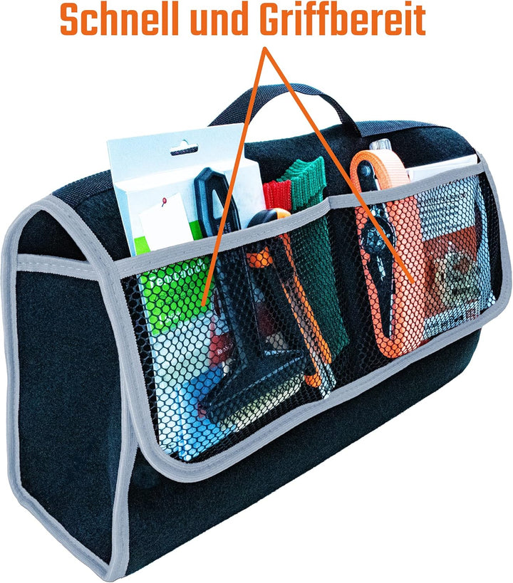 L & P Car Design Kofferraumtasche Organizer Autotasche Auto Kofferraum KFZ Tasche Toolbag Aufbewahru