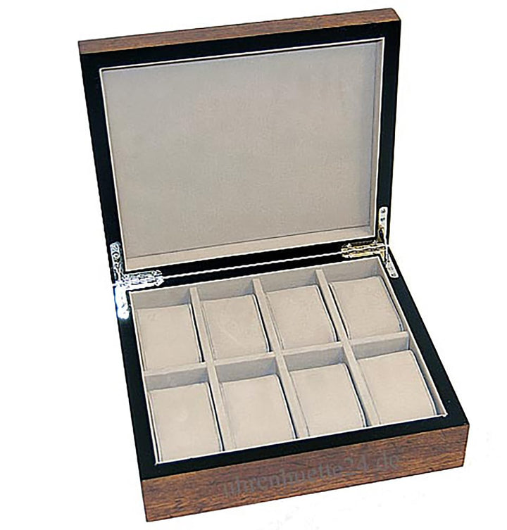Uhrenhuette Uhrenbox aus Echtholz W-062 für 8 Uhren
