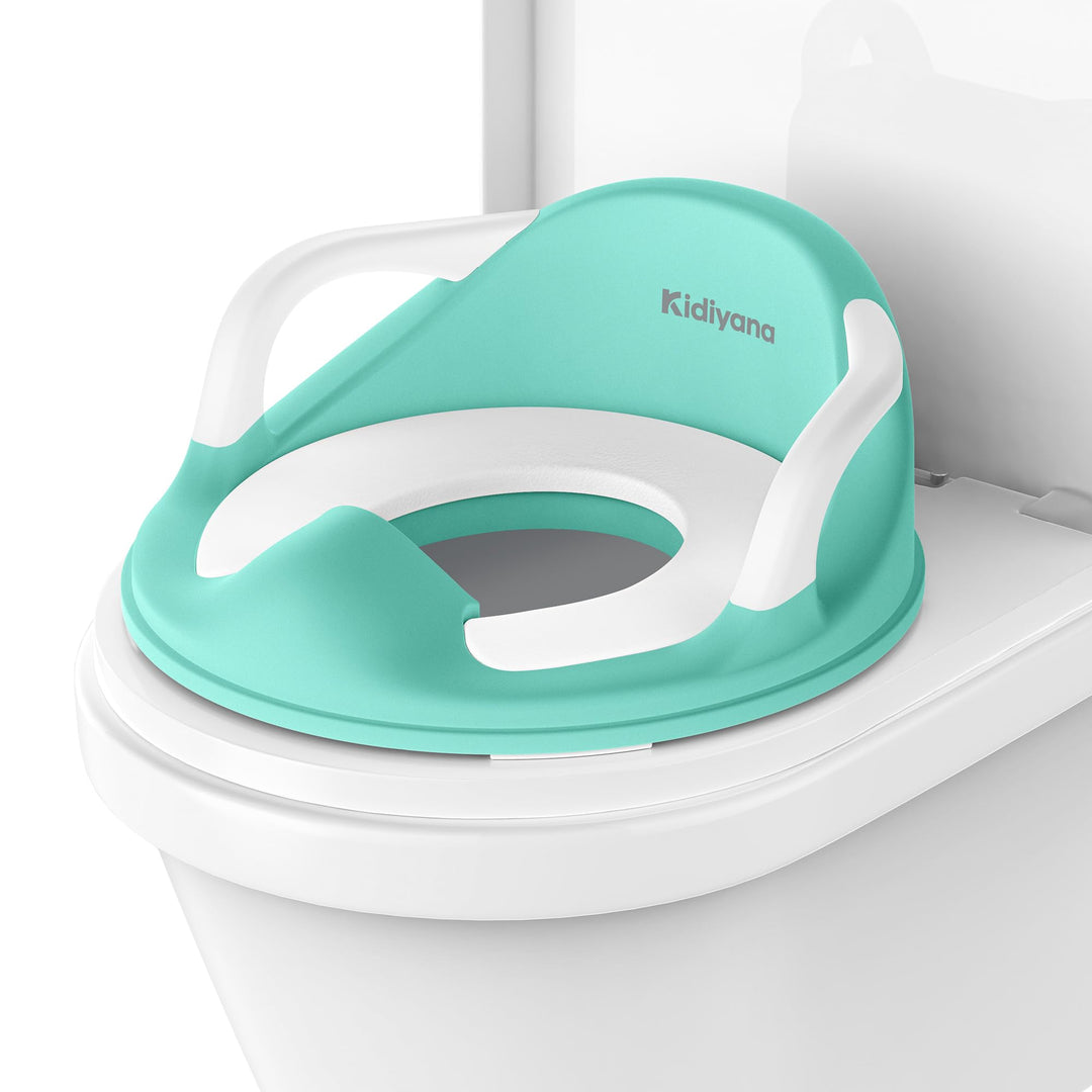 Toilettenaufsatz für Kinder, Kinder Toilettensitz mit weichem, abnehmbarem Sitzpolster, rutschfester