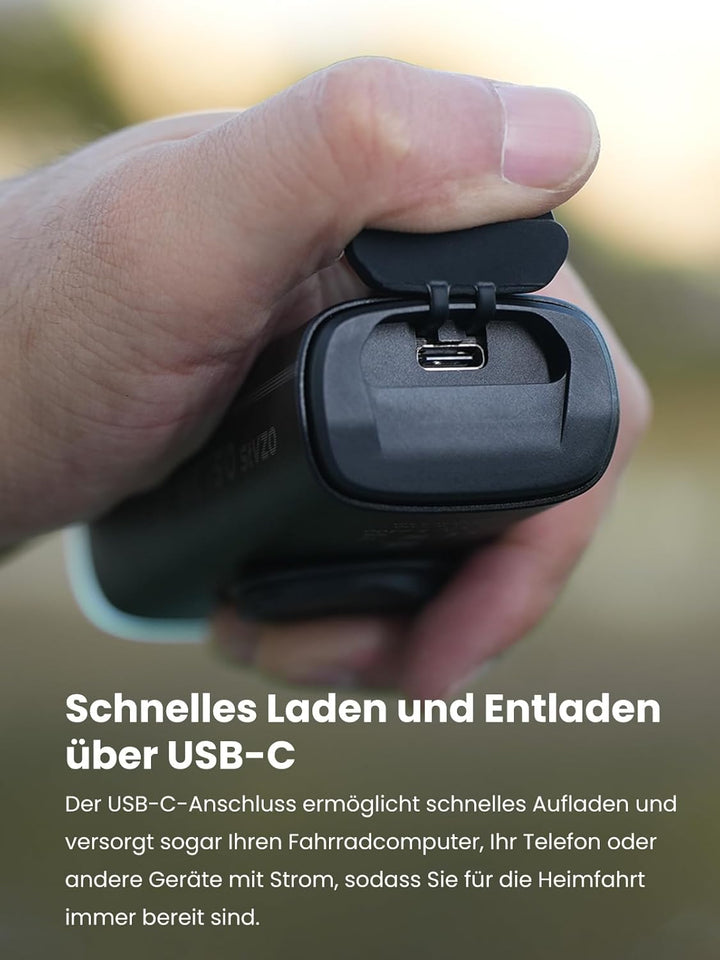 Magicshine ZX150 | LED Fahrradlicht 150 Lux | StVZO zugelassenes, akkubetriebenes Vorderlicht mit 2