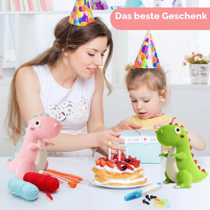 CEWROM Häkelset für Anfänger, Häkel-Starter-Kits, Anfänger für Erwachsene und Kinder, Amigurumi häke