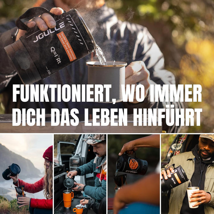 Wasserkocher, Tragbarer Wasserkocher für Kaffee und Tee, Mini-Teekessel aus Edelstahl 304, 240V, Sch
