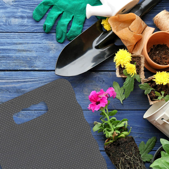 Relaxdays, grün Kniebank, weiches Kniekissen, 2 Taschen, klappbar, Kniehilfe Gartenarbeit, bis 150 k