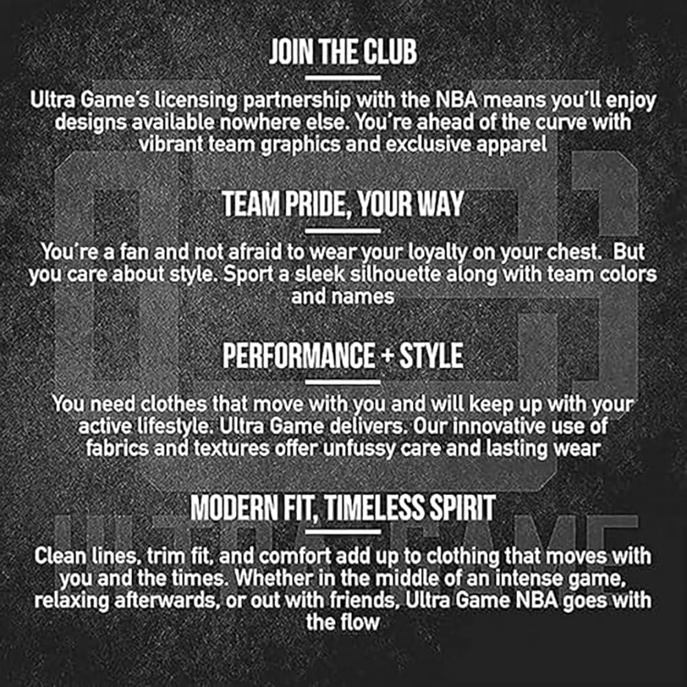 Ultra Game NBA Herren Active Tee Shirt Philadelphia 76ers S, Philadelphia 76ers S