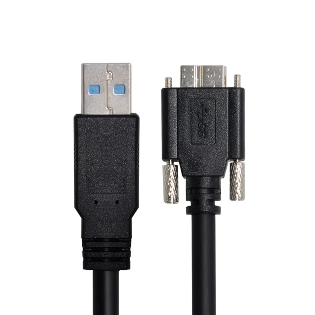 chenyang CY 8m USB 3.0 A Repeater-Kabelstecker auf Micro USB 3.0 B-Stecker mit Befestigungsschrauben