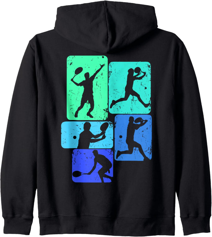 Tennis Tennisspieler Kinder Jungen Kapuzenjacke