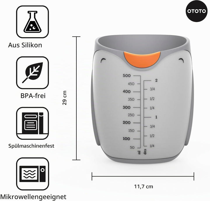Ototo Design Penny Messbecher・(OT1486)・ Penny Measuring Cup, Penny Measuring Cup