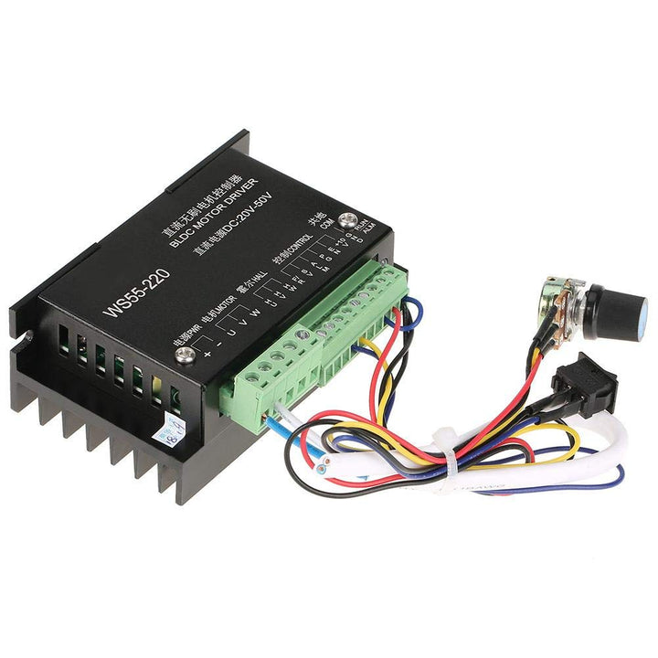 BLDC Motor, WS55-220 DC 20V-50V 500W Bürstenlose CNC-Spindel Motortreiber, BLDC Motor Driver Control