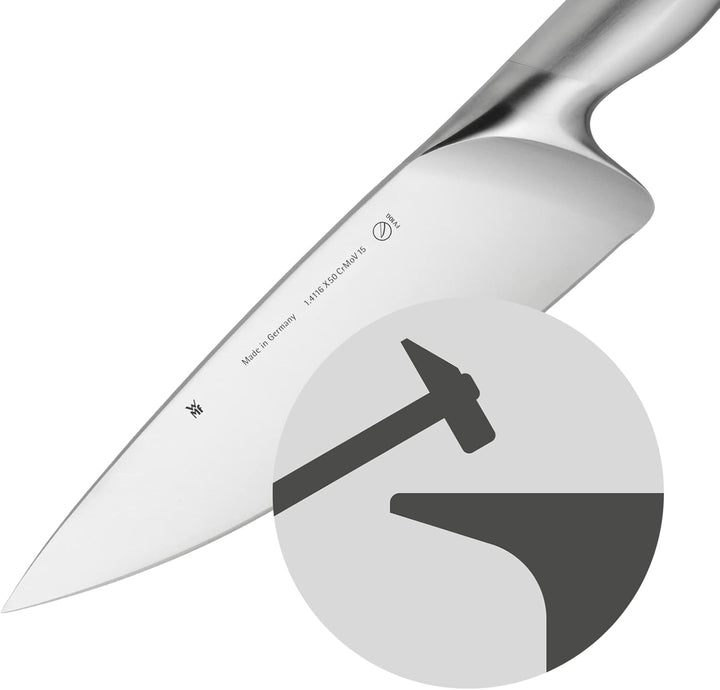 WMF Chef's Edition Brotmesser Wellenschliff 37 cm, Made in Germany, Messer geschmiedet, Performance