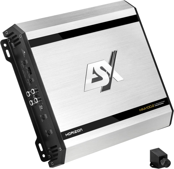 ESX HXP400-4-Kanal Basspaket mit 800W max | 30cm (12") Single-Bassreflex-System und 10qmm Verstärker