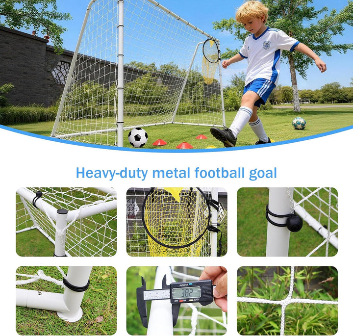 Fussballtor aus Metall für Garten und Training