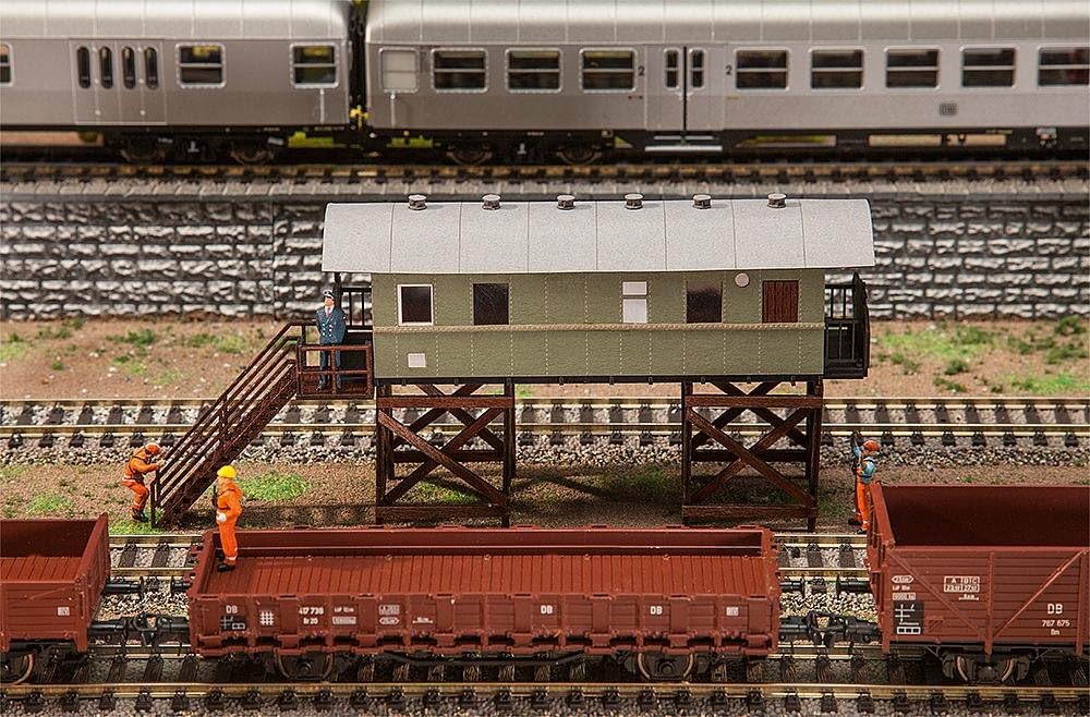 Faller FA 120112 - Behelfsstellwerk, Zubehör für die Modelleisenbahn, Modellbau