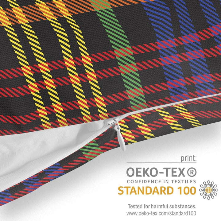 VOID Pride Pattern Regenbogen Kissenbezug Kissenhülle Polyester wasserfest Outdoor Indoor, Kissen Gr