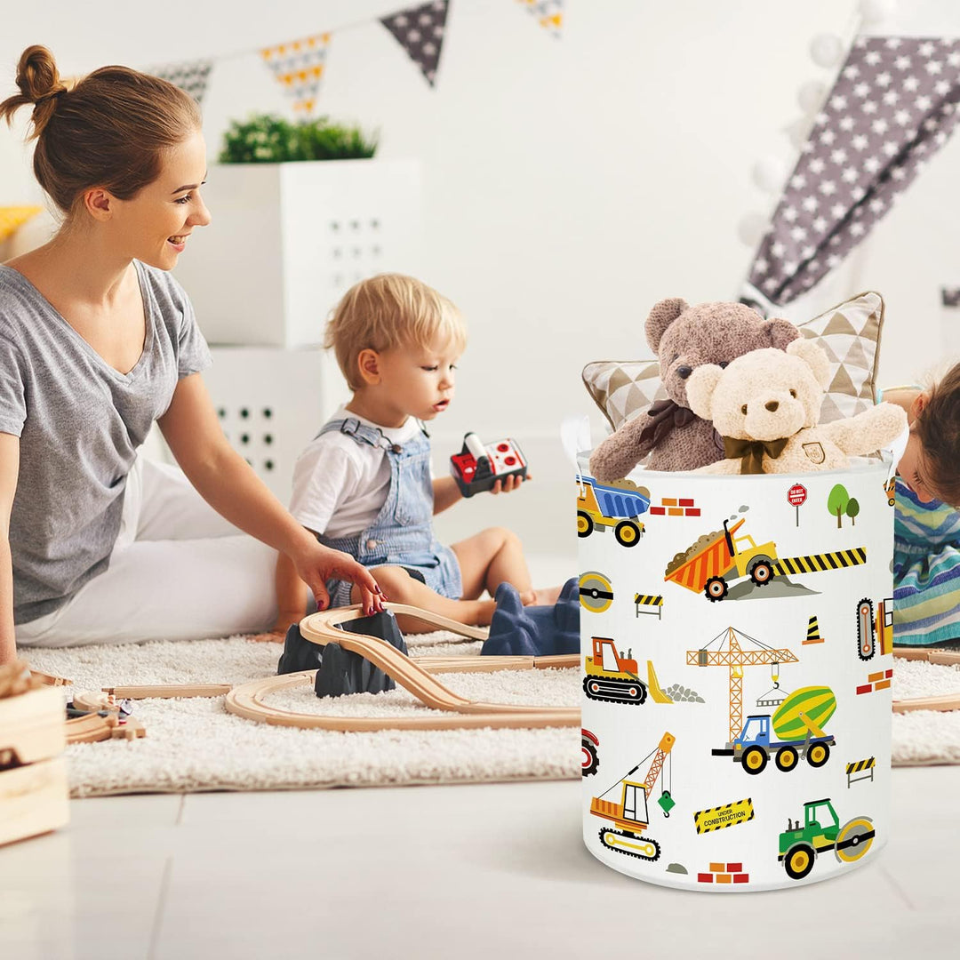 Clastyle Auto Kinder Wäschekorb mit Henkel Faltbar Kleidung Spielzeug Aufbewahrungskorb Jungen Aufbe