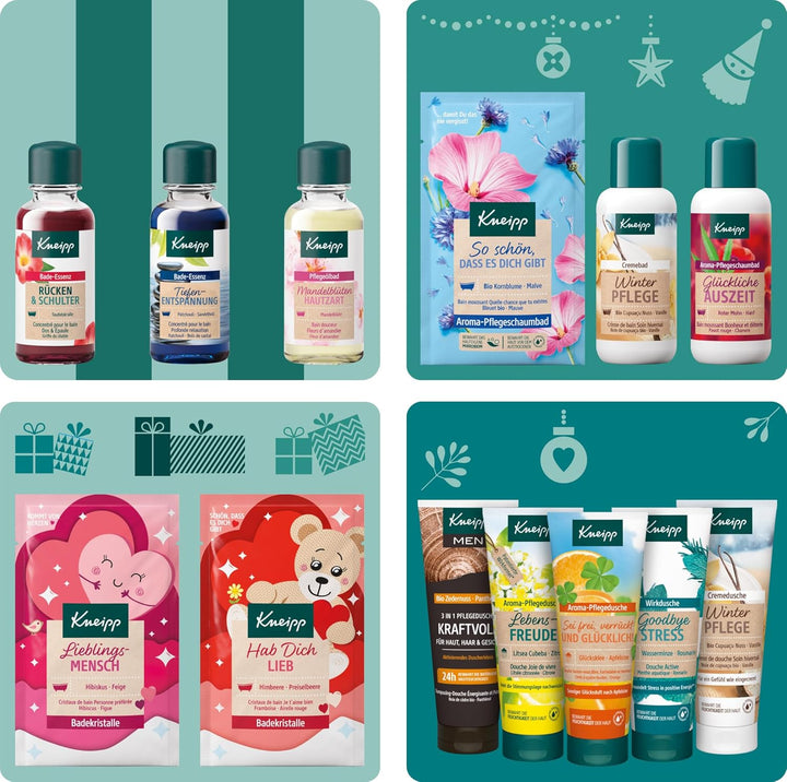 Kneipp Adventskalender 2025 - Hochwertiger Adventskalender mit 24 Beauty Überraschungen für den Well