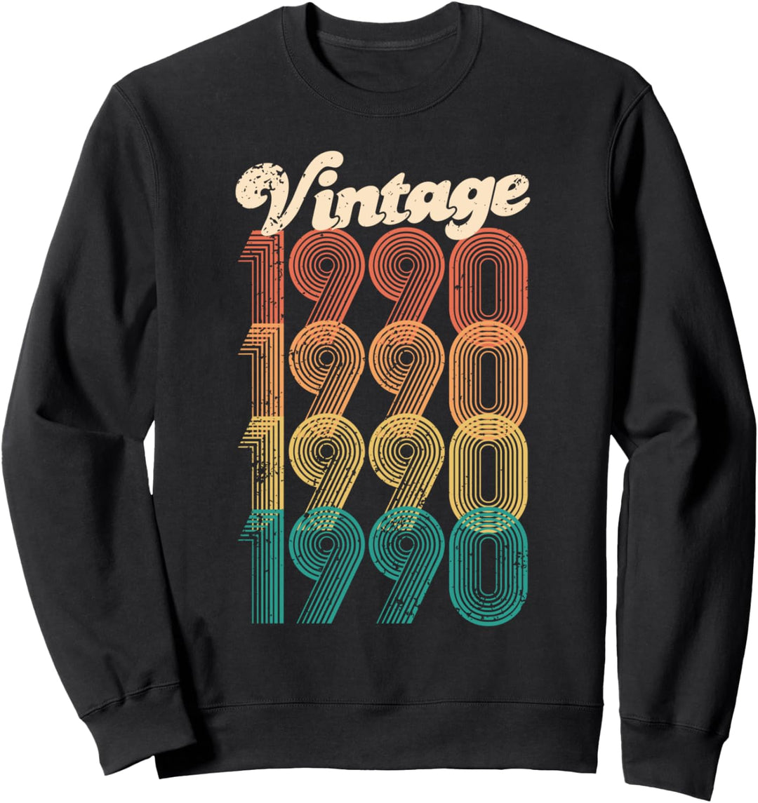 30. Geburtstag Geschenk - Vintage 1990 - Dreissig Jahre Sweatshirt