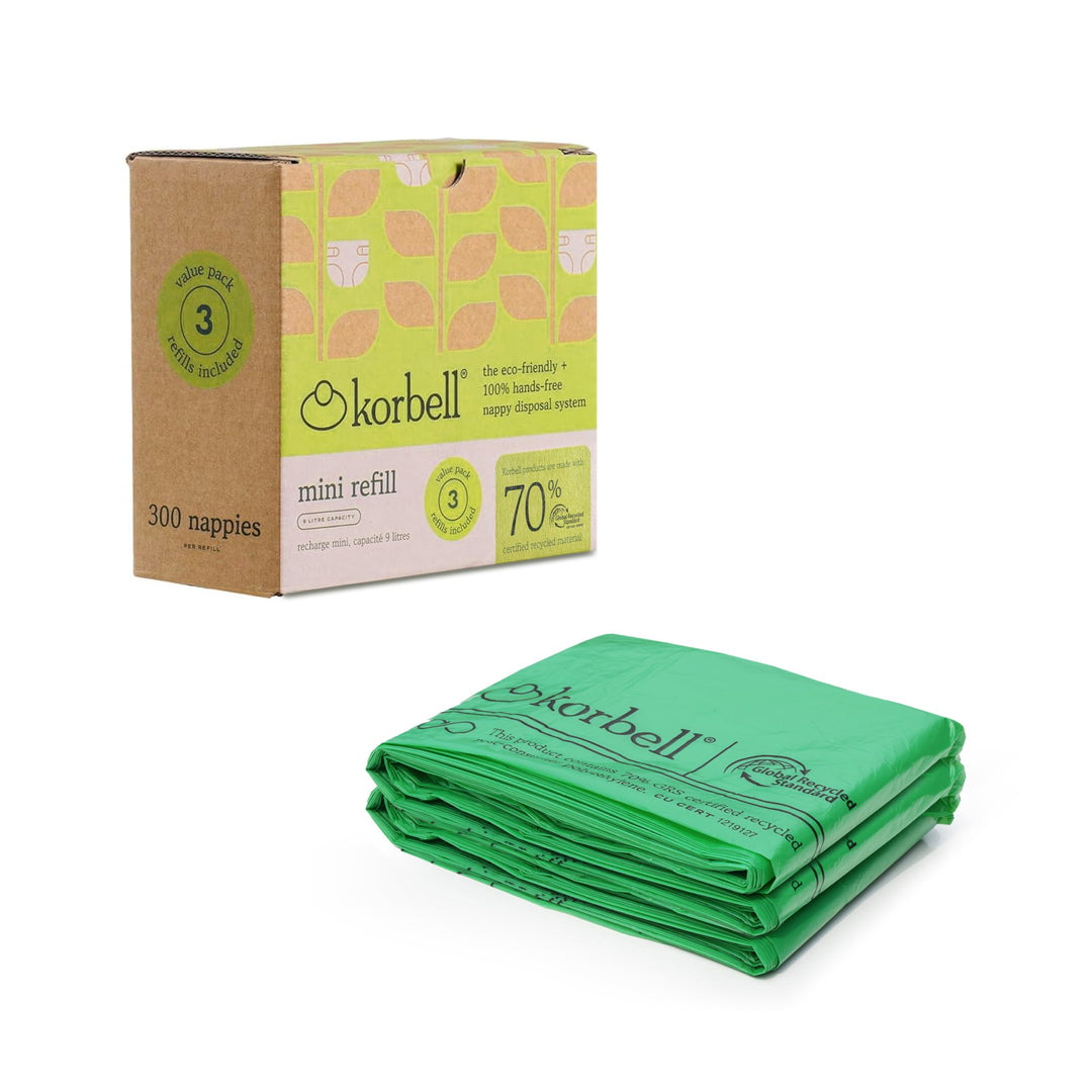 Korbell - Nachfüllpackungen für Windelbehälter Mini 9 L