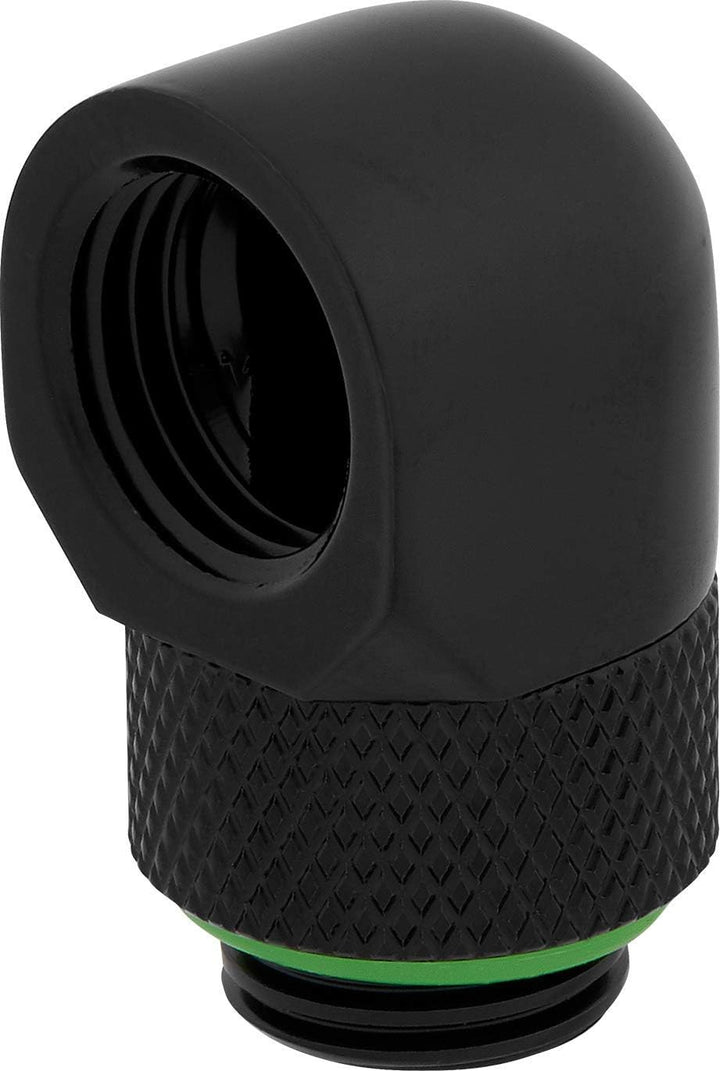 Corsair Hydro X Series 90° Abschlüsse Adapter Drehbar (Doppelpack, G1/4 Zoll BSPP Adaptergewinde, Me