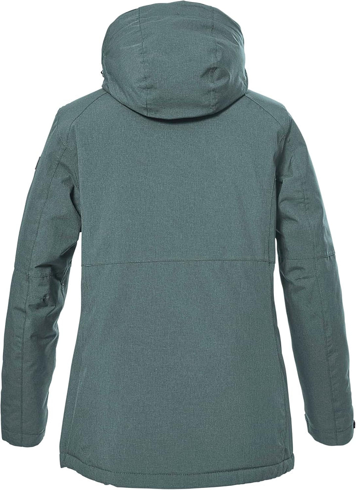 Killtec Damen Kow 37 Wmn Jckt Funktionsjacke/Outdoorjacke mit abzippbarer Kapuze 50 blaugrau, 50 bla