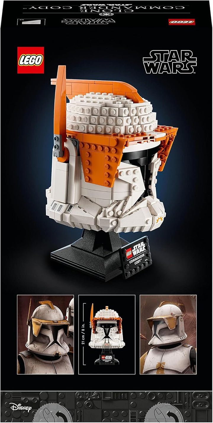 LEGO 75350 Star Wars Clone Commander Cody Helm Set für Erwachsene, The Clone Wars Erinnerungsstück d