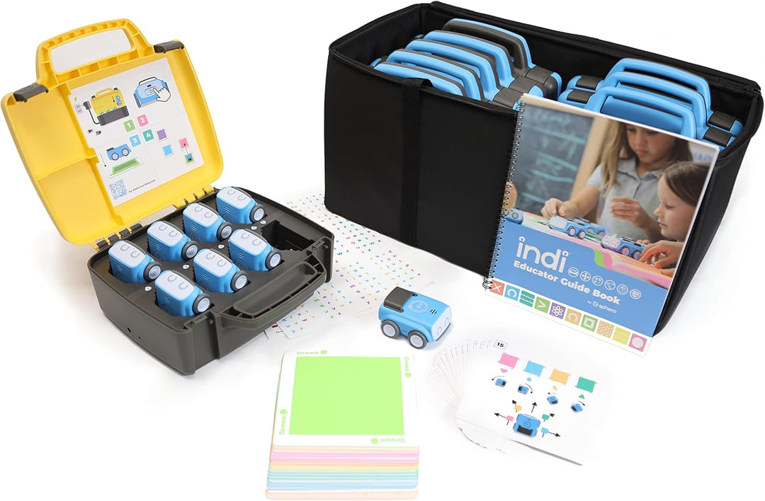 Sphero Indi Klassenzimmer Pack (8 indis): Bildschirmloses Mint-Roboterspielzeug für Kinder ab 4 Jahr