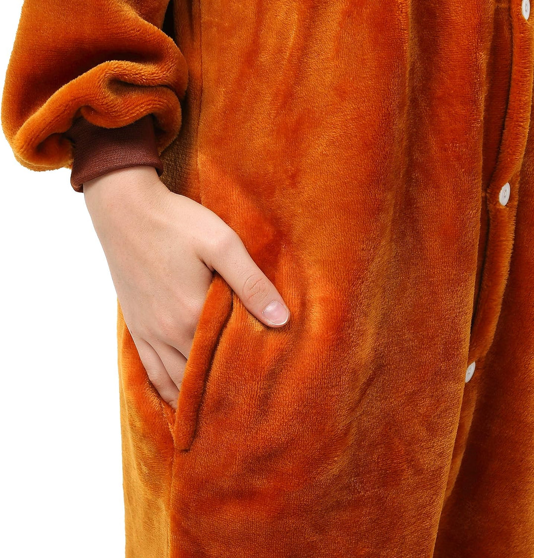 Katara 1744 (30+ Designs) Bären-Kostüm Teddy, Unisex Onesie/ Pyjama-Qualität für Erwachsene & Teenag